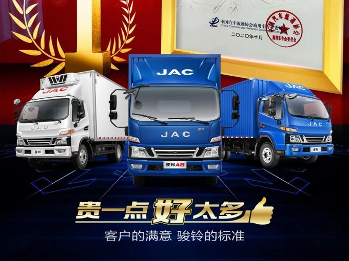 中國駿鈴，二手車價值遙遙領先！